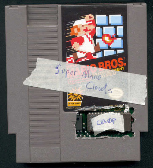cartuccia super mario clouds Cory Arcangel