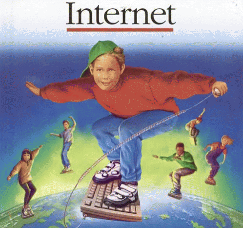 surfing internet