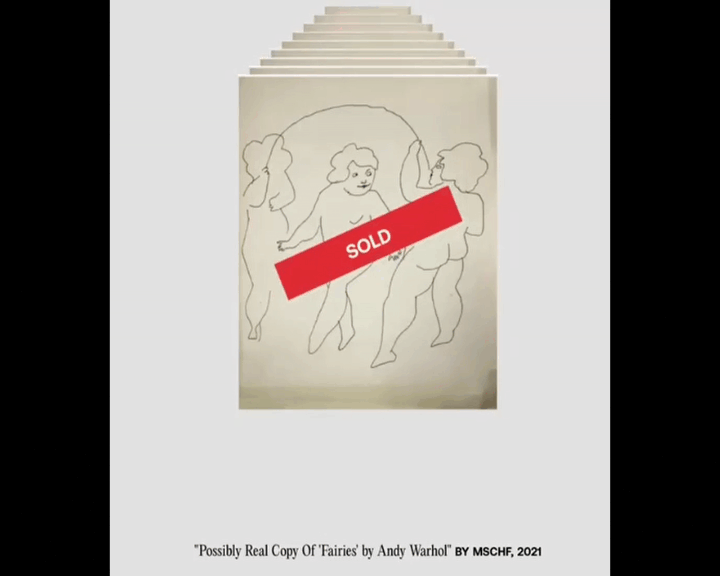 MSCHF Possibly Real Copy Of Fairies by Andy Warhol BY MSCHF, 2021